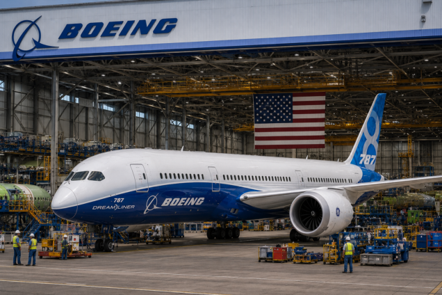 Boeing 787 production growth report