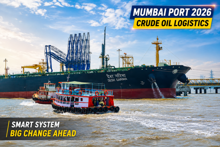 Mumbai port crude oil movement 2026